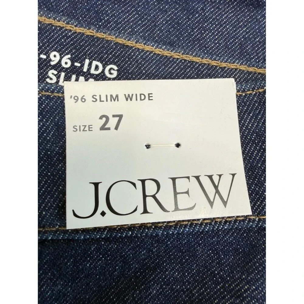 J. Crew 96 Slim Wide Dark Indigo Jeans
